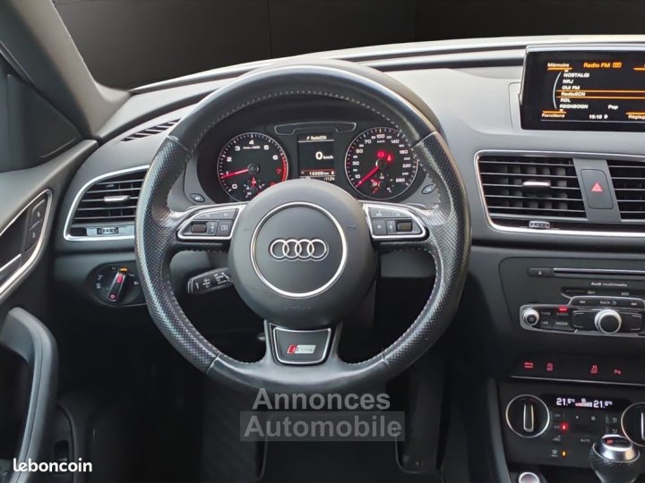 Audi Q3 14 tfsi 150 s-line s-tronic bva origine fr 2 eme main garantie 6 mois - 16