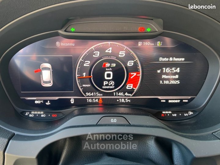 Audi S3 sportback 20 tfsi 310 quattro s-tronic bva magnetic ride, carplay, fran&ccedil;aise - 34