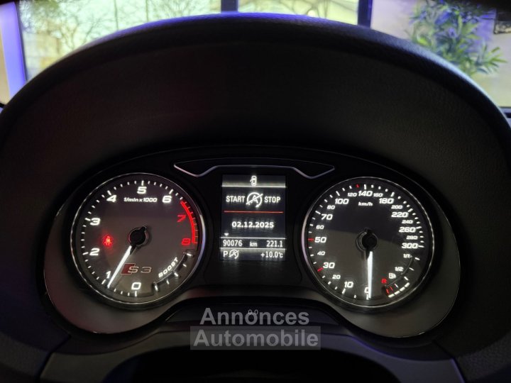 Audi S3 CABRIOLET 20 TFSI 300 Quattro S-Tronic 6 / Entretien / Fran&ccedil;aise - 19