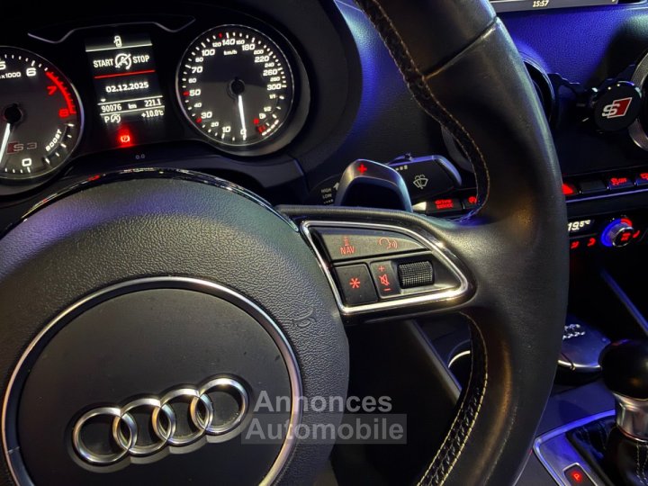 Audi S3 CABRIOLET 20 TFSI 300 Quattro S-Tronic 6 / Entretien / Fran&ccedil;aise - 33