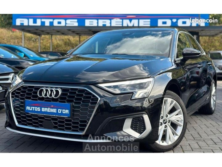 Audi A3 BERLINE 389/mois GARANTIE 6 ANS 35 TFSI 150ch Design LUXE BVA7 1ère MAIN Origine française - 1