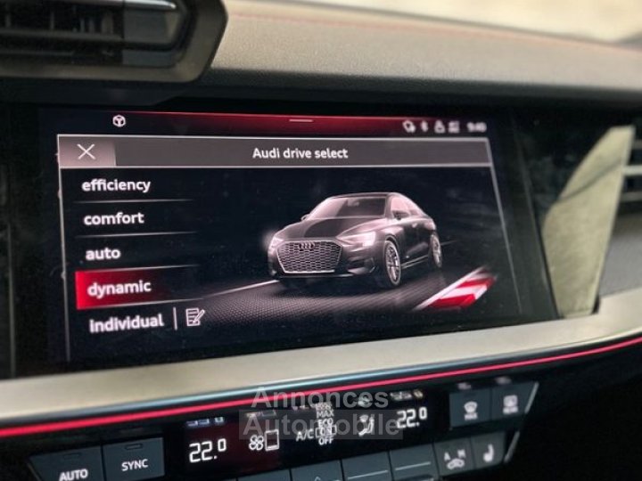 Audi S3 Berline 20 TFSI quattro S-tronic SUIVI ET ENTRETENU ATTELAGE GARANTIE 12 MOIS - 12