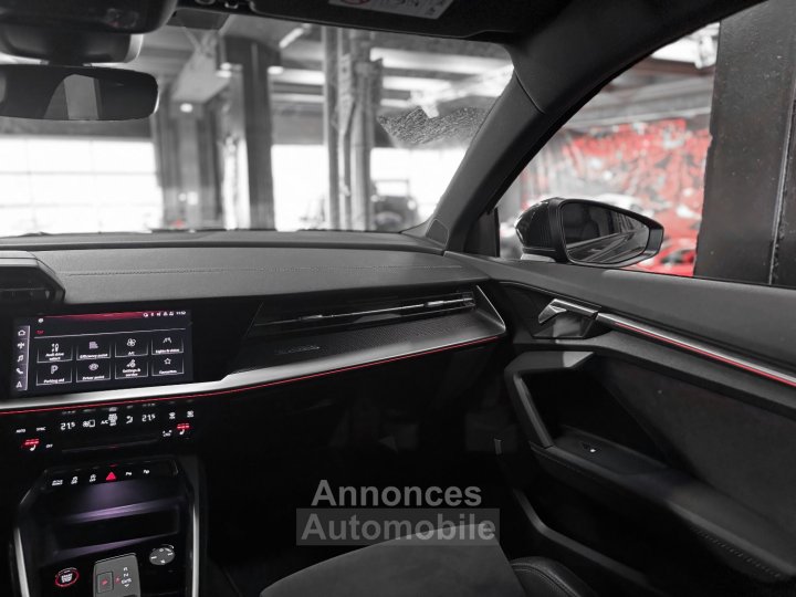 Audi S3 8Y 20 310 S-Tronic - Première main - Noir Mythic - 37