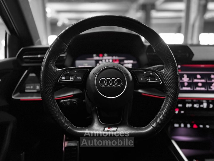 Audi S3 8Y 20 310 S-Tronic - Première main - Noir Mythic - 31
