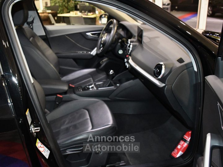 Audi Q2 Advanced 35 TFSI 150 S-Tronic GPS Virtual Cuir R&eacute;gulateur Cam&eacute;ra Pr&eacute; Sense Hayon Smartphone JA 17 - 18