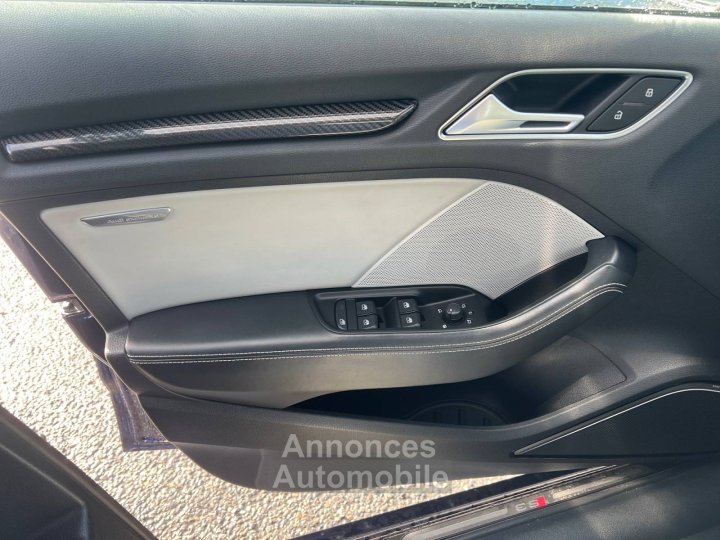 Audi S3 III 20 TFSI 300ch quattro S tronic 6 *Int&eacute;rieur Beige / Cam&eacute;ra de Recul* - 11