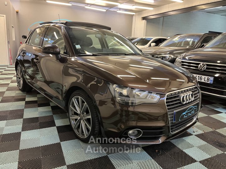 Audi A1 SPORTBACK 14 TFSI 122 AMBITION LUXE S TRONIC TOIT OUVRANT RADAR RECUL - 1