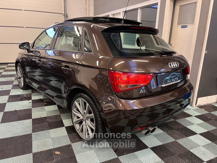 Audi A1 SPORTBACK 14 TFSI 122 AMBITION LUXE S TRONIC TOIT OUVRANT RADAR RECUL - 6
