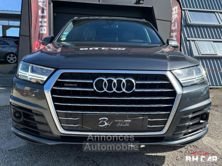 Audi Q7 30 TDI 272 S-LINE - 7 places - Moteur neuf garanti 12/2026 - Attelage - Toit ouvrant - 2