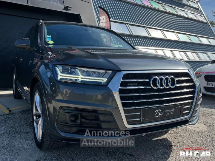 Audi Q7 30 TDI 272 S-LINE - 7 places - Moteur neuf garanti 12/2026 - Attelage - Toit ouvrant - 3