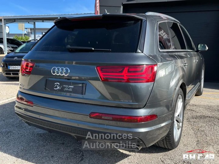 Audi Q7 30 TDI 272 S-LINE - 7 places - Moteur neuf garanti 12/2026 - Attelage - Toit ouvrant - 6