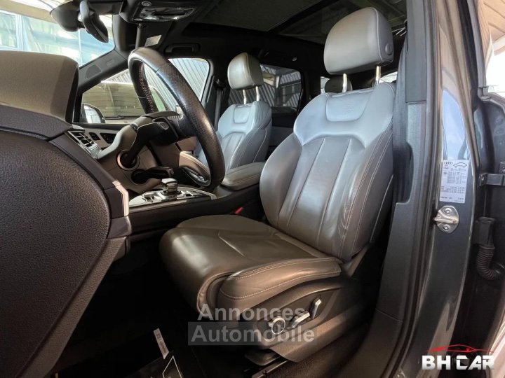 Audi Q7 30 TDI 272 S-LINE - 7 places - Moteur neuf garanti 12/2026 - Attelage - Toit ouvrant - 11