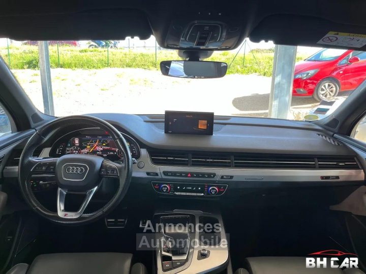 Audi Q7 30 TDI 272 S-LINE - 7 places - Moteur neuf garanti 12/2026 - Attelage - Toit ouvrant - 13