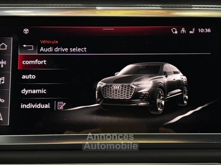 Audi Q3 Sportback 45 TFSIe 245 ch S tronic 6 S line - 49