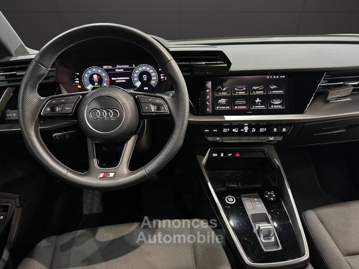 Audi A3 40 TFSI e 204ch • S tronic • CarPlay • Caméra recul • Sièges chauffants • LED • Cockpit digital - 8