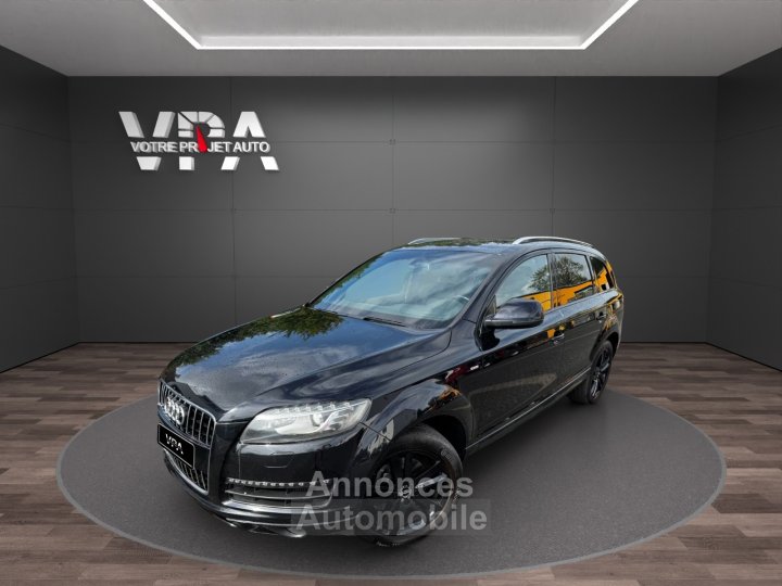 Audi Q7 30 TDI V6 quattro S line &bull; 245ch &bull; Toit Panoramique &bull; Cuir &bull; Cam&eacute;ra &bull; Attelage &bull; Chauffage Stationnaire - 1