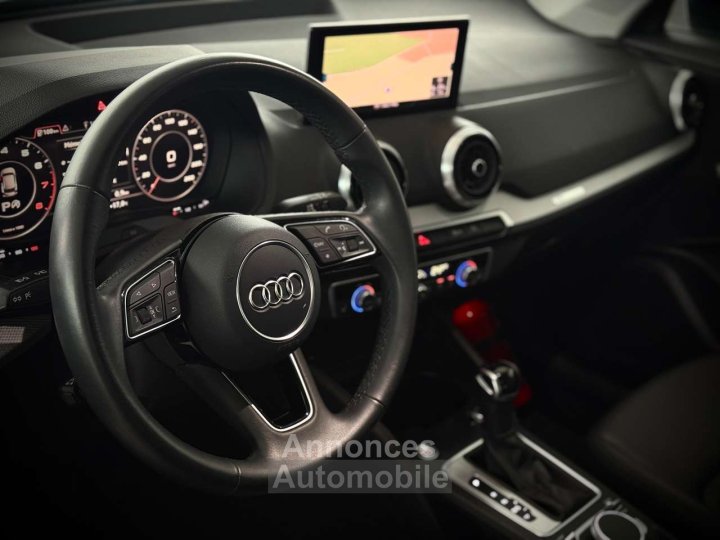 Audi Q2 15TFSI S-LINE-1ERPRO-COCKPIT-CUIR-CAMERA-PDC-TVA - 19
