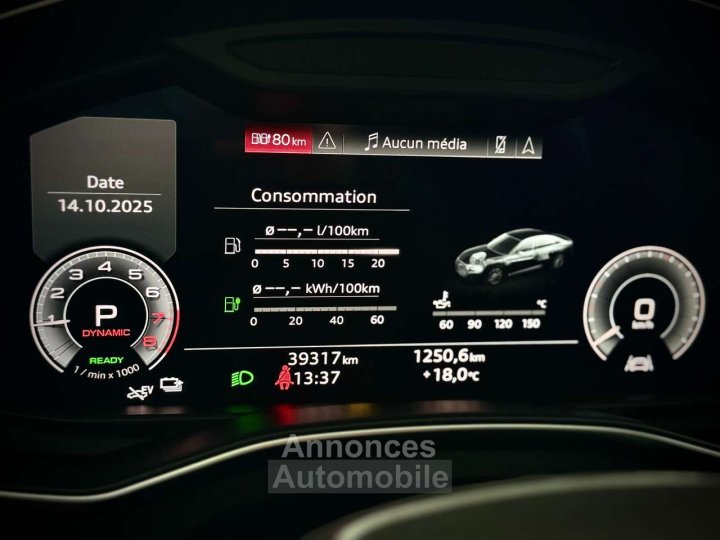 Audi A6 50TFSIeQuattroPHEV-1ERPRO-COCKPIT-CUIR-CAMERA360 - 19