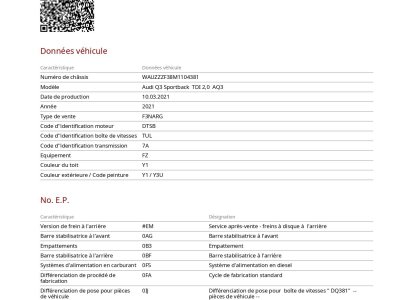 Audi Q3 35 TDI 150CH S TRONIC 7 / &Agrave; PARTIR DE 408,72 &euro; *   - 45