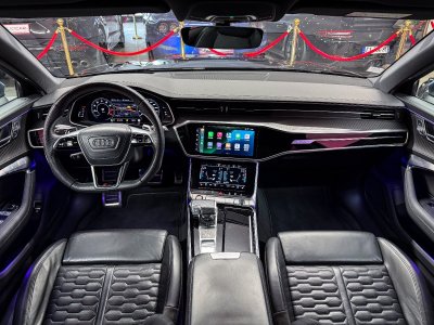 Audi RS6 AVANT C8 4,0 V8 TFSI 600CH QUATTRO TIPTRONIC - IMMAT FRANCAISE - SUIVI - CERAMIQUES - TOIT OUVRANT - BO - SOFT CLOSE - GARANTIE - 2