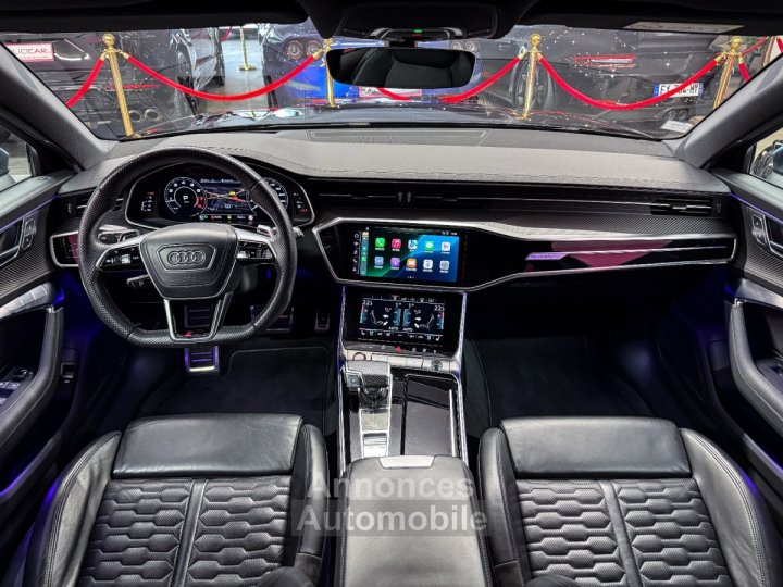 Audi RS6 AVANT C8 4,0 V8 TFSI 600CH QUATTRO TIPTRONIC - IMMAT FRANCAISE - SUIVI - CERAMIQUES - TOIT OUVRANT - BO - SOFT CLOSE - GARANTIE - 2