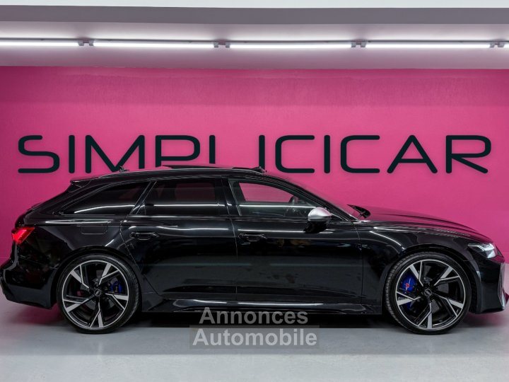Audi RS6 AVANT C8 4,0 V8 TFSI 600CH QUATTRO TIPTRONIC - IMMAT FRANCAISE - SUIVI - CERAMIQUES - TOIT OUVRANT - BO - SOFT CLOSE - GARANTIE - 4