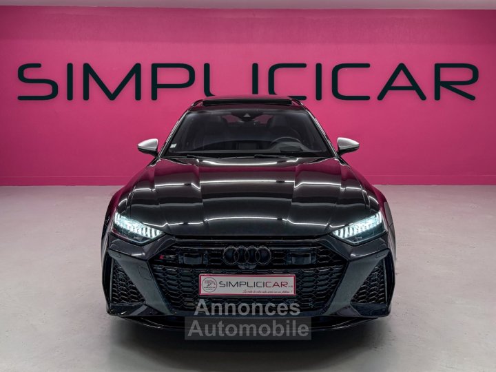 Audi RS6 AVANT C8 4,0 V8 TFSI 600CH QUATTRO TIPTRONIC - IMMAT FRANCAISE - SUIVI - CERAMIQUES - TOIT OUVRANT - BO - SOFT CLOSE - GARANTIE - 5