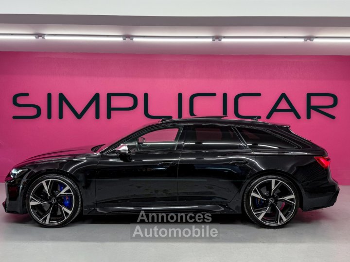 Audi RS6 AVANT C8 4,0 V8 TFSI 600CH QUATTRO TIPTRONIC - IMMAT FRANCAISE - SUIVI - CERAMIQUES - TOIT OUVRANT - BO - SOFT CLOSE - GARANTIE - 7