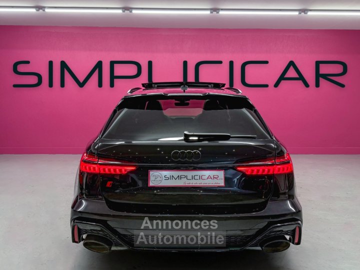 Audi RS6 AVANT C8 4,0 V8 TFSI 600CH QUATTRO TIPTRONIC - IMMAT FRANCAISE - SUIVI - CERAMIQUES - TOIT OUVRANT - BO - SOFT CLOSE - GARANTIE - 9