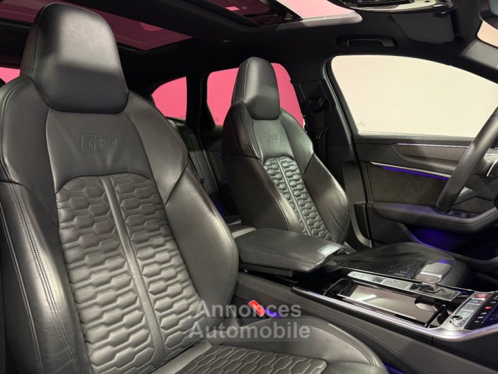 Audi RS6 AVANT C8 4,0 V8 TFSI 600CH QUATTRO TIPTRONIC - IMMAT FRANCAISE - SUIVI - CERAMIQUES - TOIT OUVRANT - BO - SOFT CLOSE - GARANTIE - 10