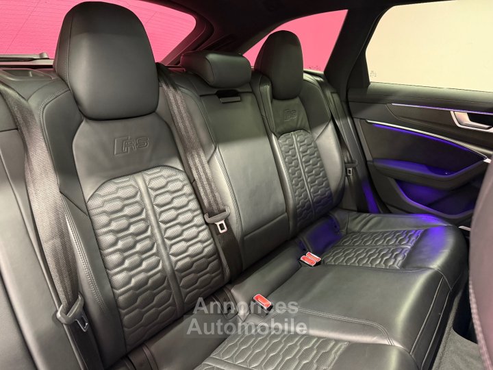 Audi RS6 AVANT C8 4,0 V8 TFSI 600CH QUATTRO TIPTRONIC - IMMAT FRANCAISE - SUIVI - CERAMIQUES - TOIT OUVRANT - BO - SOFT CLOSE - GARANTIE - 11