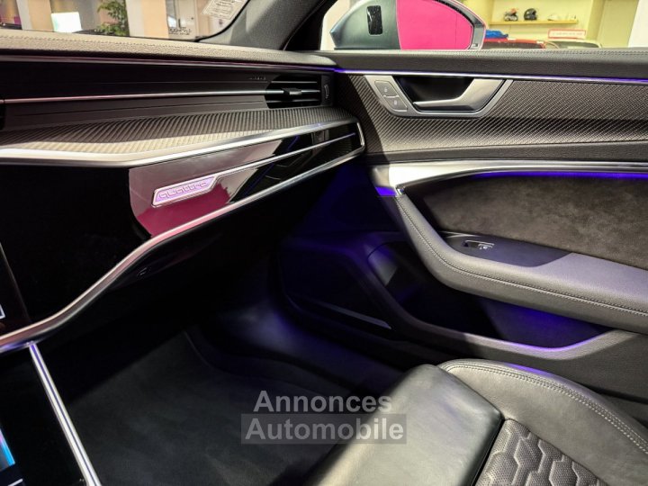 Audi RS6 AVANT C8 4,0 V8 TFSI 600CH QUATTRO TIPTRONIC - IMMAT FRANCAISE - SUIVI - CERAMIQUES - TOIT OUVRANT - BO - SOFT CLOSE - GARANTIE - 17