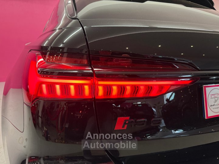 Audi RS6 AVANT C8 4,0 V8 TFSI 600CH QUATTRO TIPTRONIC - IMMAT FRANCAISE - SUIVI - CERAMIQUES - TOIT OUVRANT - BO - SOFT CLOSE - GARANTIE - 28