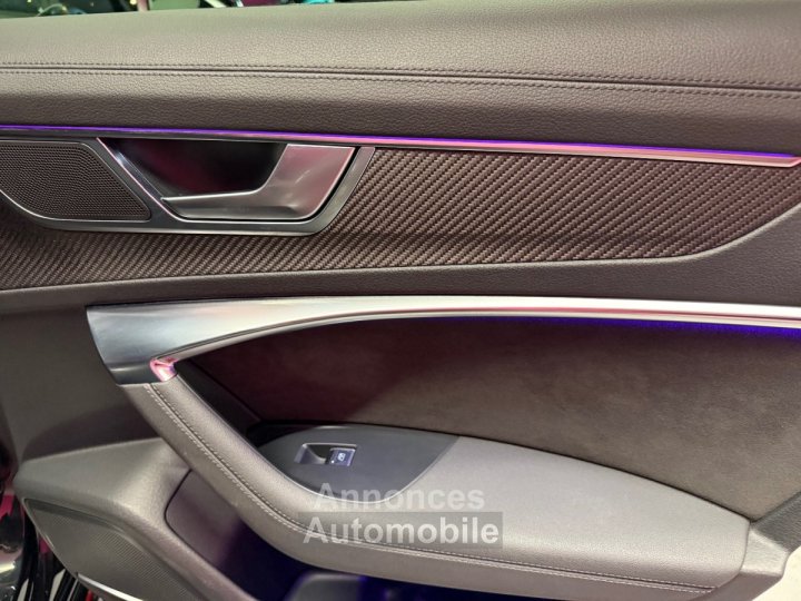Audi RS6 AVANT C8 4,0 V8 TFSI 600CH QUATTRO TIPTRONIC - IMMAT FRANCAISE - SUIVI - CERAMIQUES - TOIT OUVRANT - BO - SOFT CLOSE - GARANTIE - 29
