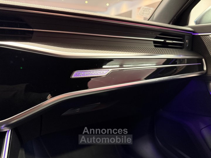 Audi RS6 AVANT C8 4,0 V8 TFSI 600CH QUATTRO TIPTRONIC - IMMAT FRANCAISE - SUIVI - CERAMIQUES - TOIT OUVRANT - BO - SOFT CLOSE - GARANTIE - 32