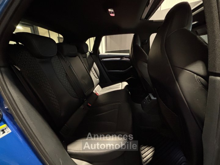 Audi RS3 SPORTBACK 25 TFSI 400 S tronic 7 Quattro - parfait &eacute;tat - entretien full - toit ouvrant - nombreuses options - 12