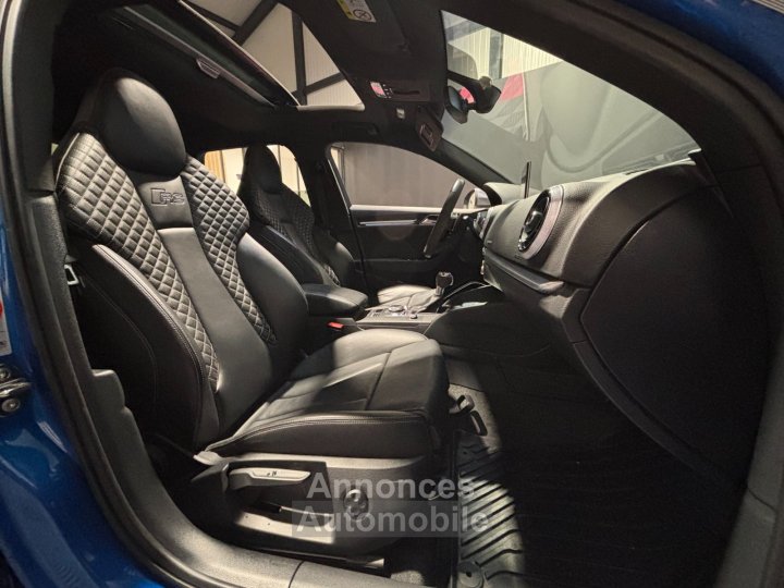 Audi RS3 SPORTBACK 25 TFSI 400 S tronic 7 Quattro - parfait &eacute;tat - entretien full - toit ouvrant - nombreuses options - 13