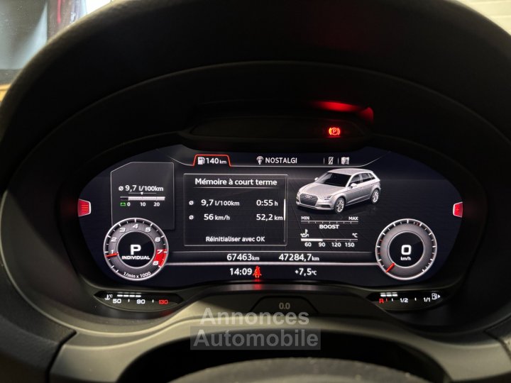 Audi RS3 SPORTBACK 25 TFSI 400 S tronic 7 Quattro - parfait &eacute;tat - entretien full - toit ouvrant - nombreuses options - 20