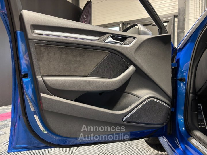 Audi RS3 SPORTBACK 25 TFSI 400 S tronic 7 Quattro - parfait &eacute;tat - entretien full - toit ouvrant - nombreuses options - 38