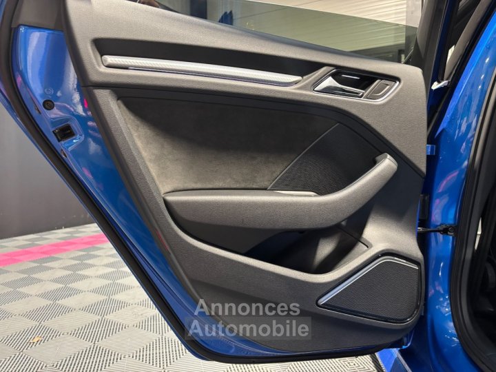 Audi RS3 SPORTBACK 25 TFSI 400 S tronic 7 Quattro - parfait &eacute;tat - entretien full - toit ouvrant - nombreuses options - 39