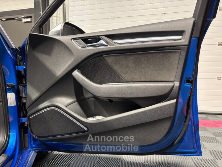 Audi RS3 SPORTBACK 25 TFSI 400 S tronic 7 Quattro - parfait &eacute;tat - entretien full - toit ouvrant - nombreuses options - 41