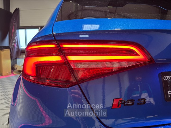 Audi RS3 SPORTBACK 25 TFSI 400 S tronic 7 Quattro - parfait &eacute;tat - entretien full - toit ouvrant - nombreuses options - 44