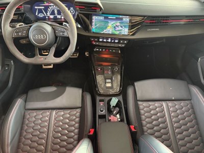 Audi RS3 Sportback MALUS PAYE Gris Nardo Echappement Sport Volant Alcantara Bang&Olufsen Si&egrave;ges RS Toit Ouvrant Pack Black Carplay 19P Garantie 6 ans 909-mois   - 5