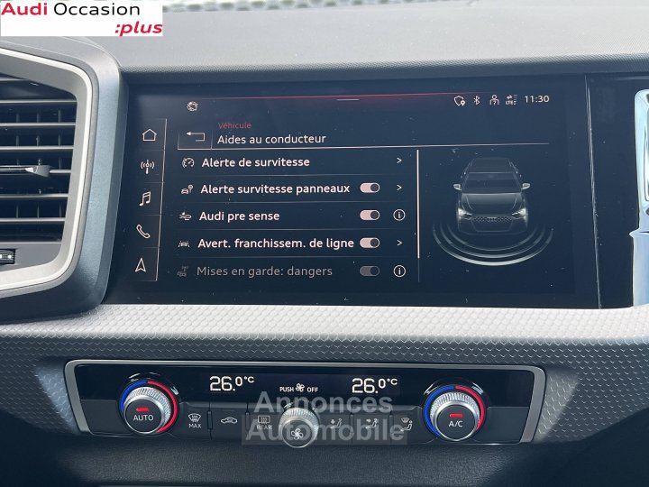 Audi A1 Sportback 30 TFSI 116 ch S tronic 7 Design - 15