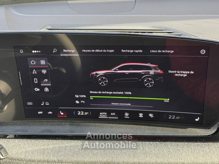 Audi Q6 e-tron 306 ch 100 kWh performance S line - 14