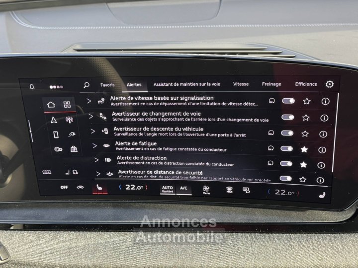 Audi Q6 e-tron 306 ch 100 kWh performance S line - 15