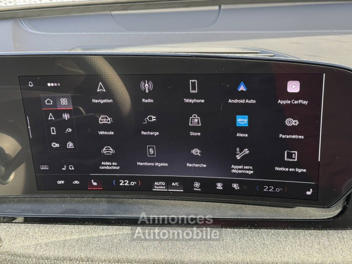 Audi Q6 e-tron 306 ch 100 kWh performance S line - 22