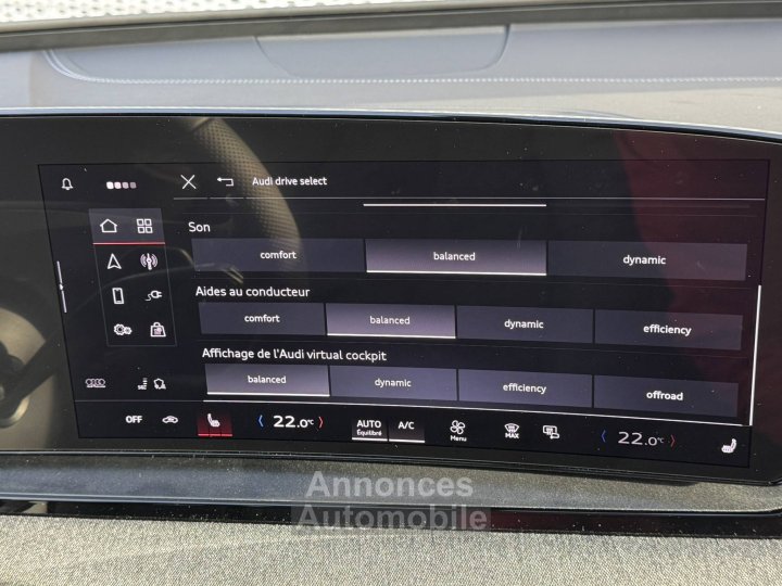 Audi Q6 e-tron 306 ch 100 kWh performance S line - 25