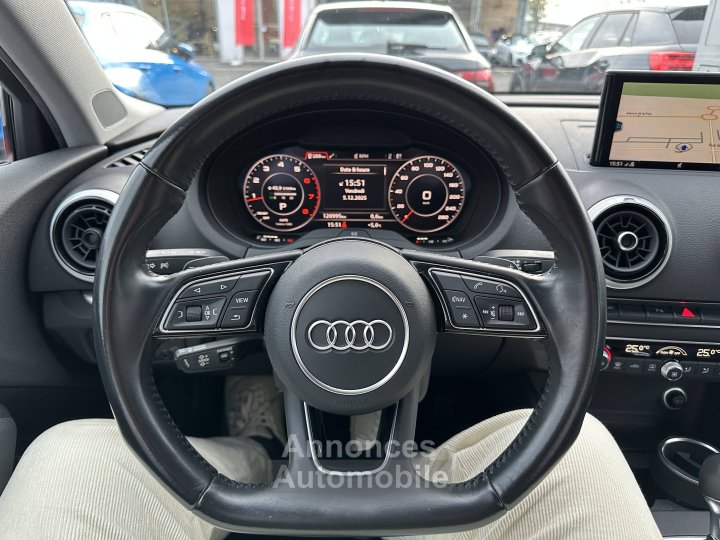 Audi A3 BERLINE Berline 20 TFSI 190 S tronic 7 Quattro Design Luxe - 11