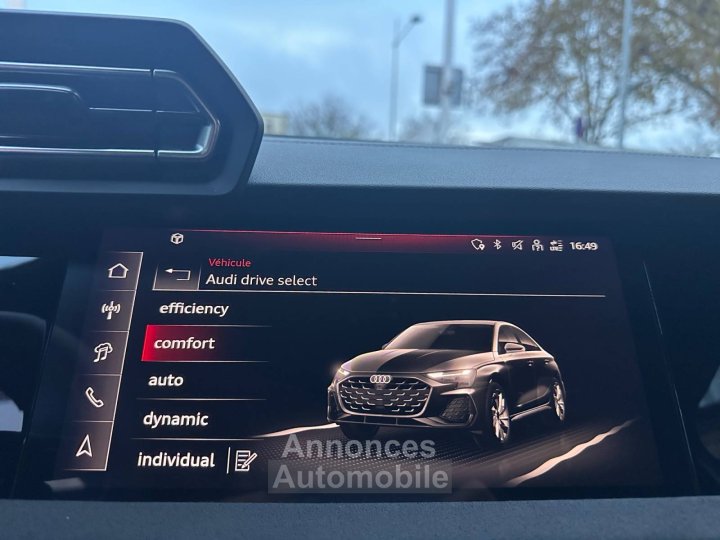 Audi A3 BERLINE Berline 35 TFSI Mild Hybrid 150 S tronic 7 S line - 20